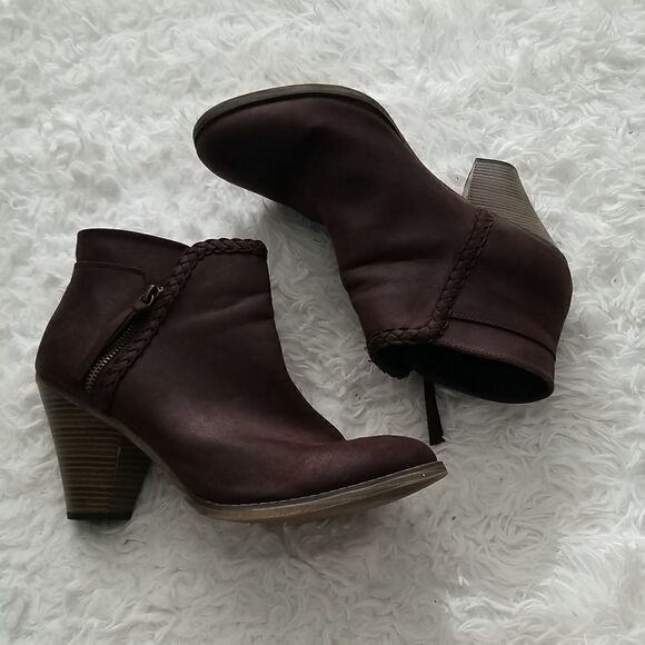 MIA Brown Ankle Booties  Sz 11 - Picture 9 of 10